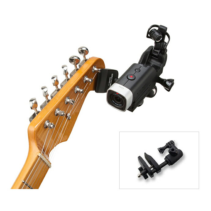 ZOOM GHM-1 Vi Q4pM^[wbhE}Eg[Y[][Guitar Headstock Mount for Action Cameras]