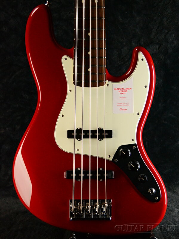 Fender Made in Japan Hybrid Jazz Bass V -Torino Red- 新品《レビューを書いて特典プレゼント!!》[フェンダージャパン][ハイブリッド][レッド,赤][5strings,5弦][ジャズベース][Electric,エレキベース]