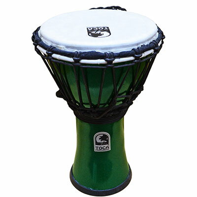 TOCA Freestyle II Djembe 7" - Metallic Green 新品[トカ][ジャンベ][Percussion,パーカッション][打楽器,ドラム][TFCDJ-7MG]