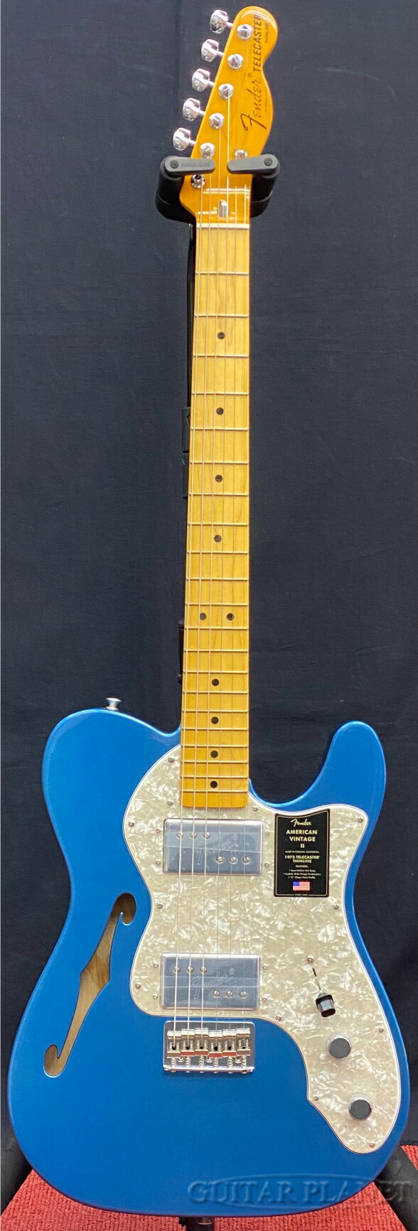 Fender American Vintage II 1972 Telecaster Thinline -Lake Placid Blue/Maple-【V14138】【3.56kg】[フェンダー][アメリカンヴィンテージ][Telecaster,テレキャスター][ブルー,青][Electric Guitar,エレキギター]