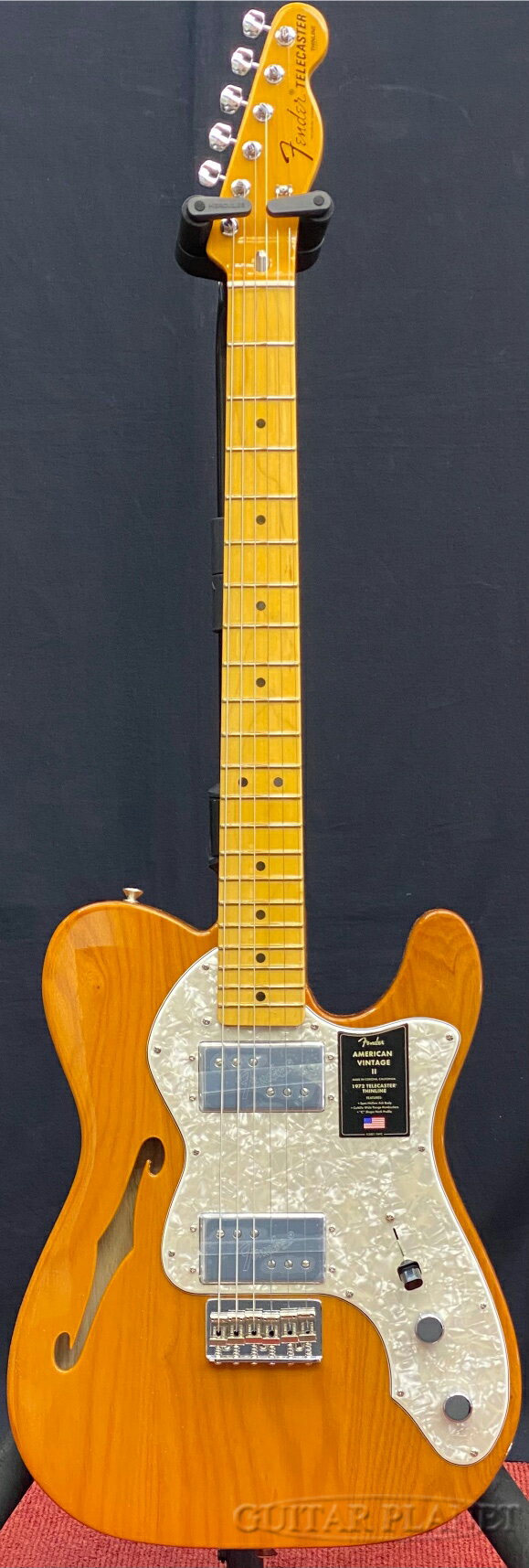 Fender American Vintage II 1972 Telecaster Thinline -Aged Natural/Maple-【V14240】【3.56kg】[フェンダー][アメリカンヴィンテージ][Telecaster,テレキャスター][ナチュラル][Electric Guitar,エレキギター]