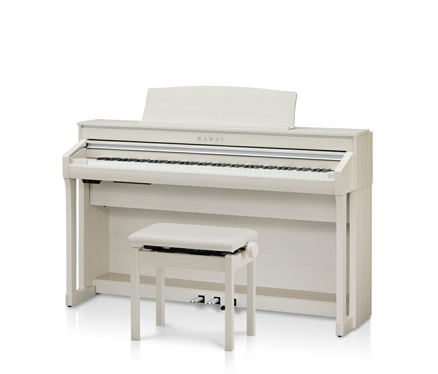 【ヘッドホン、専用高低自在椅子付】KAWAI CA58A プレミアムホワイトメープル調仕上げ Digital Piano 新品 電子ピアノ[河合,カワイ][88鍵盤][白][Digital Piano,デジタル,エレピ][CA-58]