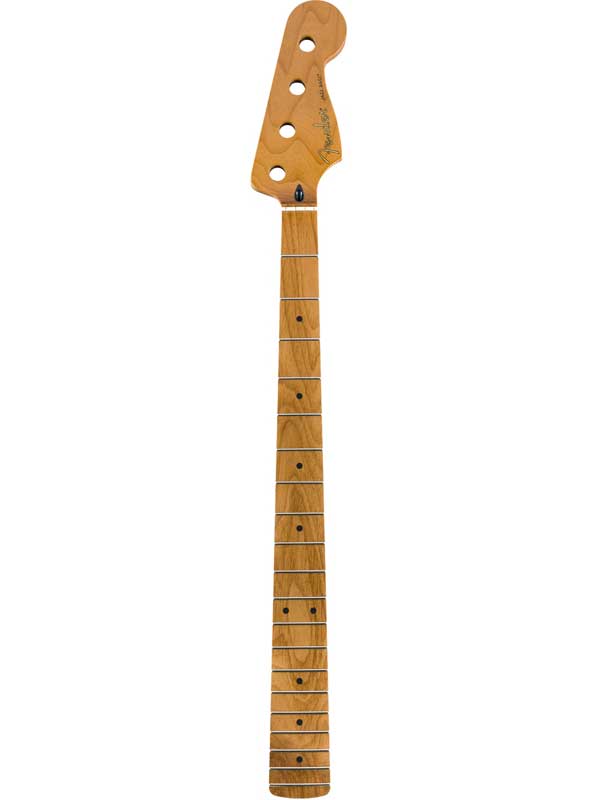 Fender Roasted Maple Jazz Bass Neck -Medium Jumbo Frets / C Shape- 新品 フェンダー Mexico,メキシコ製 ネック ジャズベース ローステッドメイプル ギターパーツ