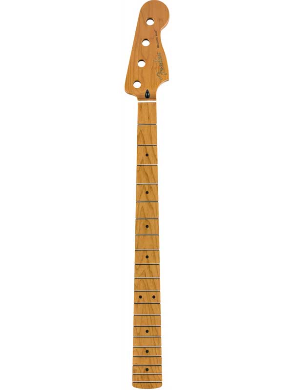 Fender Roasted Maple Precision Bass Neck -Medium Jumbo Frets / C Shape- 新品[フェンダー][Mexico,メキシコ製][ネック][プレシジョンベース][ローステッドメイプル][ギターパーツ]