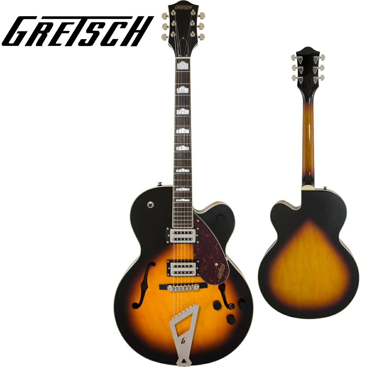 Gretsch G2420 Streamliner Hollow Body with Chromatic II -Aged Brooklyn Burst- 新品 グレッチ ストリームライナー Sunburst,サンバースト フルアコ Electric Guitar,エレキギター