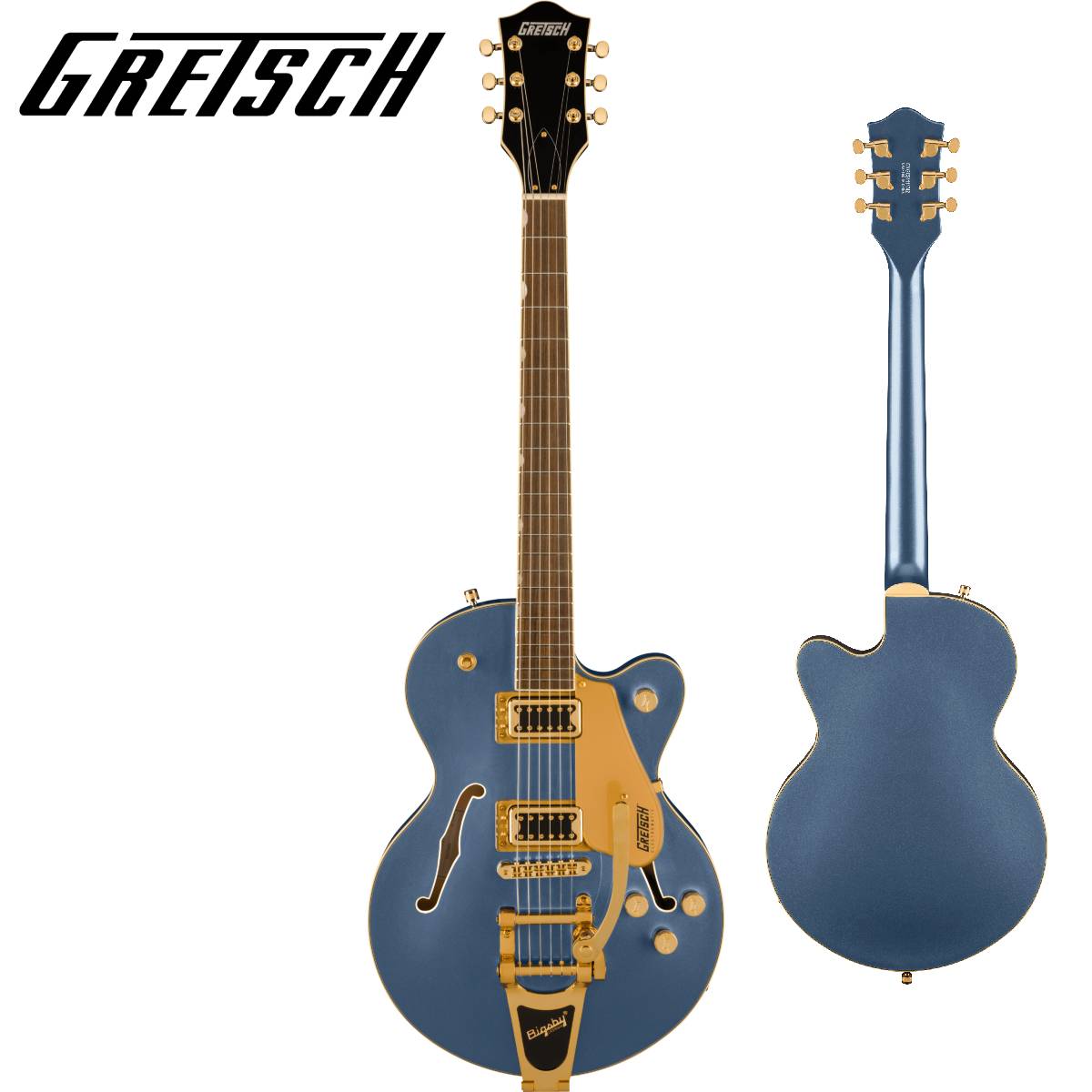 Gretsch G5655TG Electromatic Center Block Jr. Single-Cut with Bigsby and Gold Hardware -Cerulean Smoke- [å][쥯ȥޥå][Blue,֥롼,][Electric Guitar,쥭]