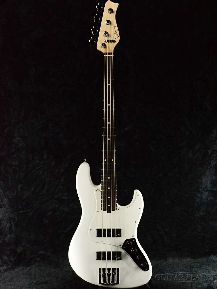 Valenti Verrazzano Series V21-J4 -Satin Opaque White- 新品[ヴァレンティ][ホワイト,白][Jazz Bass,ジャズベース]