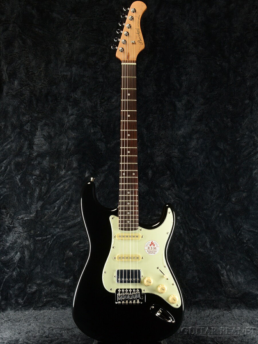 Bacchus Universe Series BST-2-RSM/R -BLK- 新品 ブラック[バッカス][Stratocaster,ストラトキャスター][Electric Guitar,エレキギター][Rosewood,ローズウッド][Roasted Maple,ローステッドメイプル][Black,黒]のサムネイル