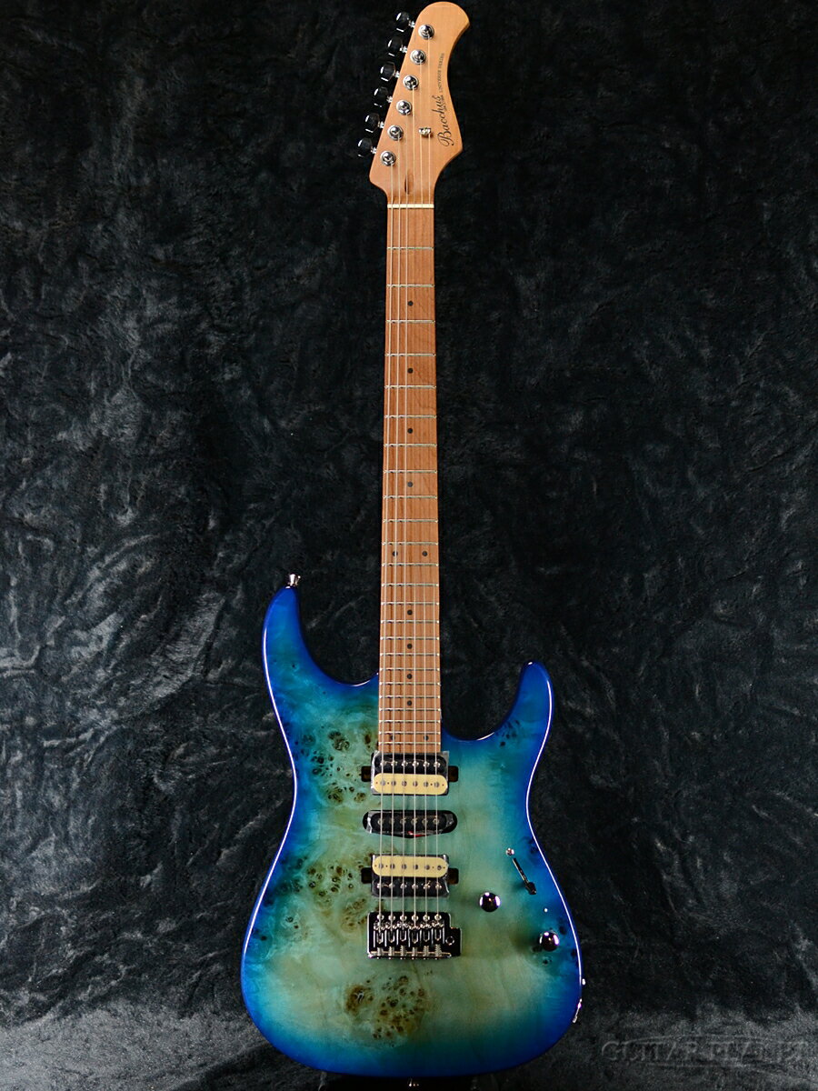 Bacchus Universe Series IMPERIAL24-BP-RSM/M -BL-B- 新品[バッカス][Stratocaster,ストラトキャスター][Electric Guitar,エレキギター][Blue,ブルー,青][Burl Poplar,バールポプラ][Roasted Maple,ローステッドメイプル]