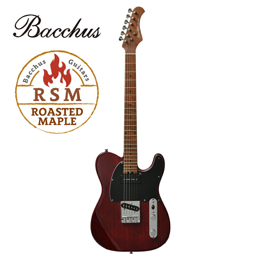 Bacchus Global Series TACTICS ASH/RSM -STR- 新品 バッカス Telecaster,テレキャスター Red,レッド,赤 Guitar,ギター