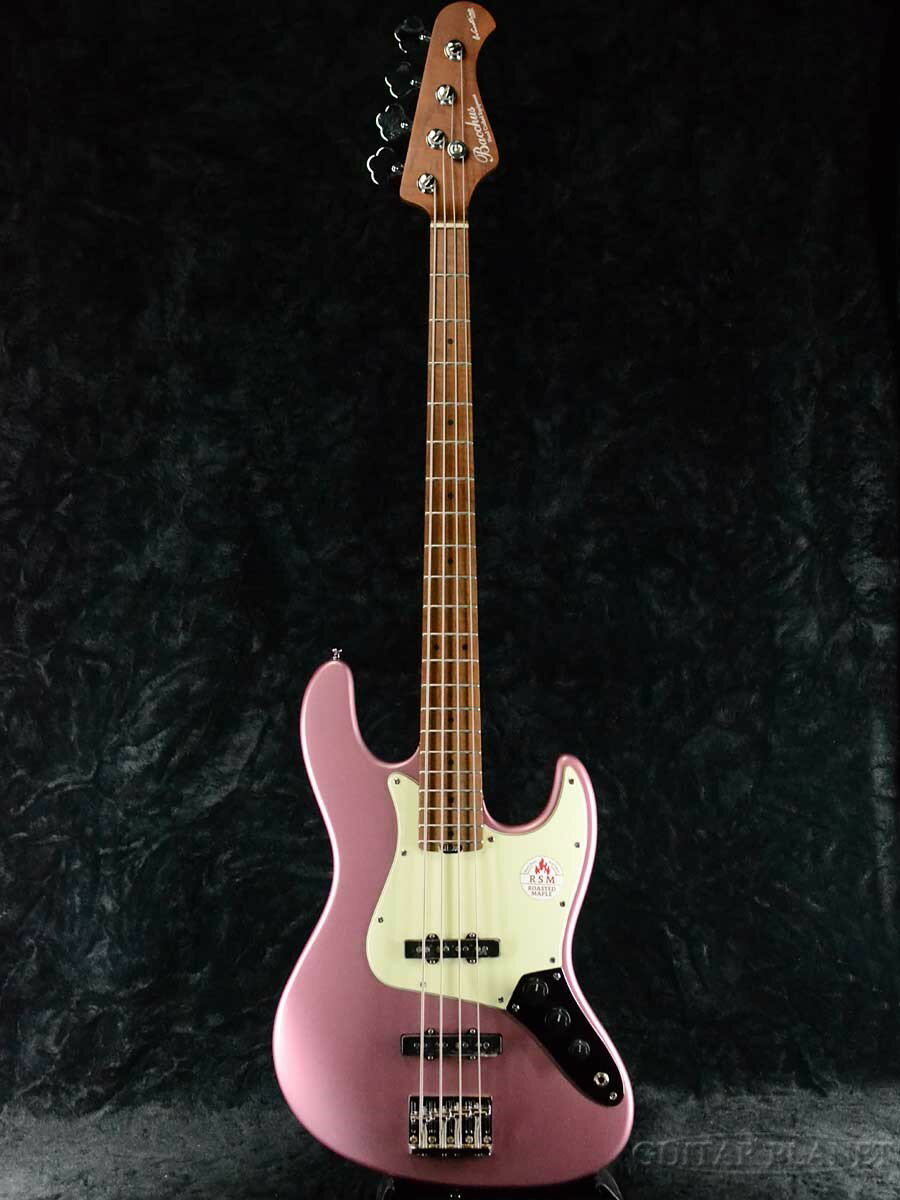 Bacchus WL4-STD/RSM -BGM- 新品 バッカス Pink,ピンク Jazz Bass,ジャズベース Electric Bass,エレキベース
