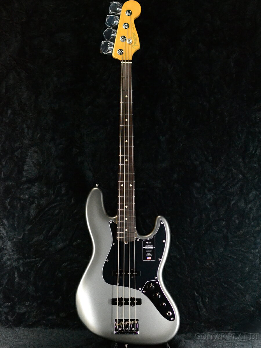 Fender USA American Professional II Jazz Bass -Mercury / Rosewood- 新品[フェンダー][アメリカンプロフェッショ…