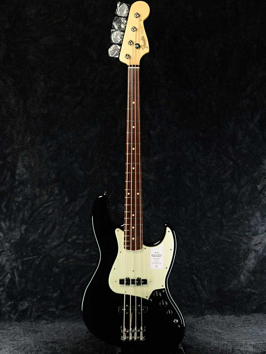Fender Made In Japan Traditional 60s Jazz Bass -Black- 新品[フェンダージャパン][トラディショナル][ブラック,黒][ジャズベース][Electric Bass,エレキベース]