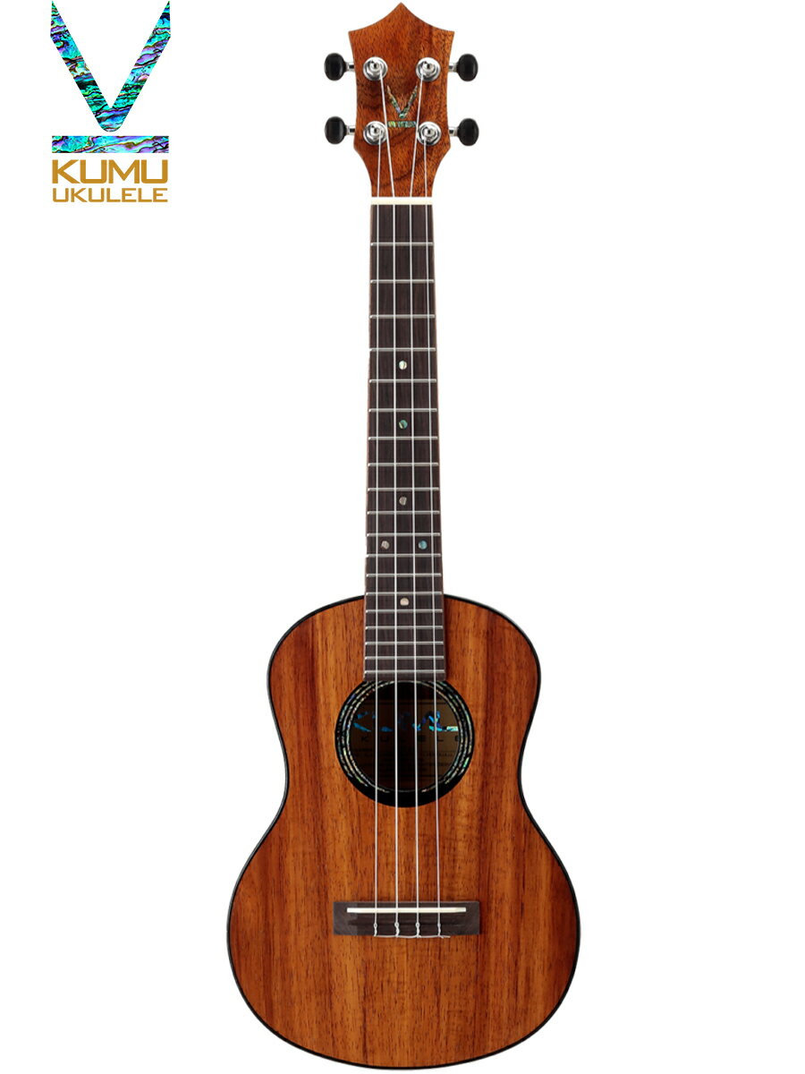 KUMU UKULELE Tuxedo series TM74AP ピックアップ搭載モデル 新品 テナーウクレレ[クムウクレレ][Tenor Ukulele]