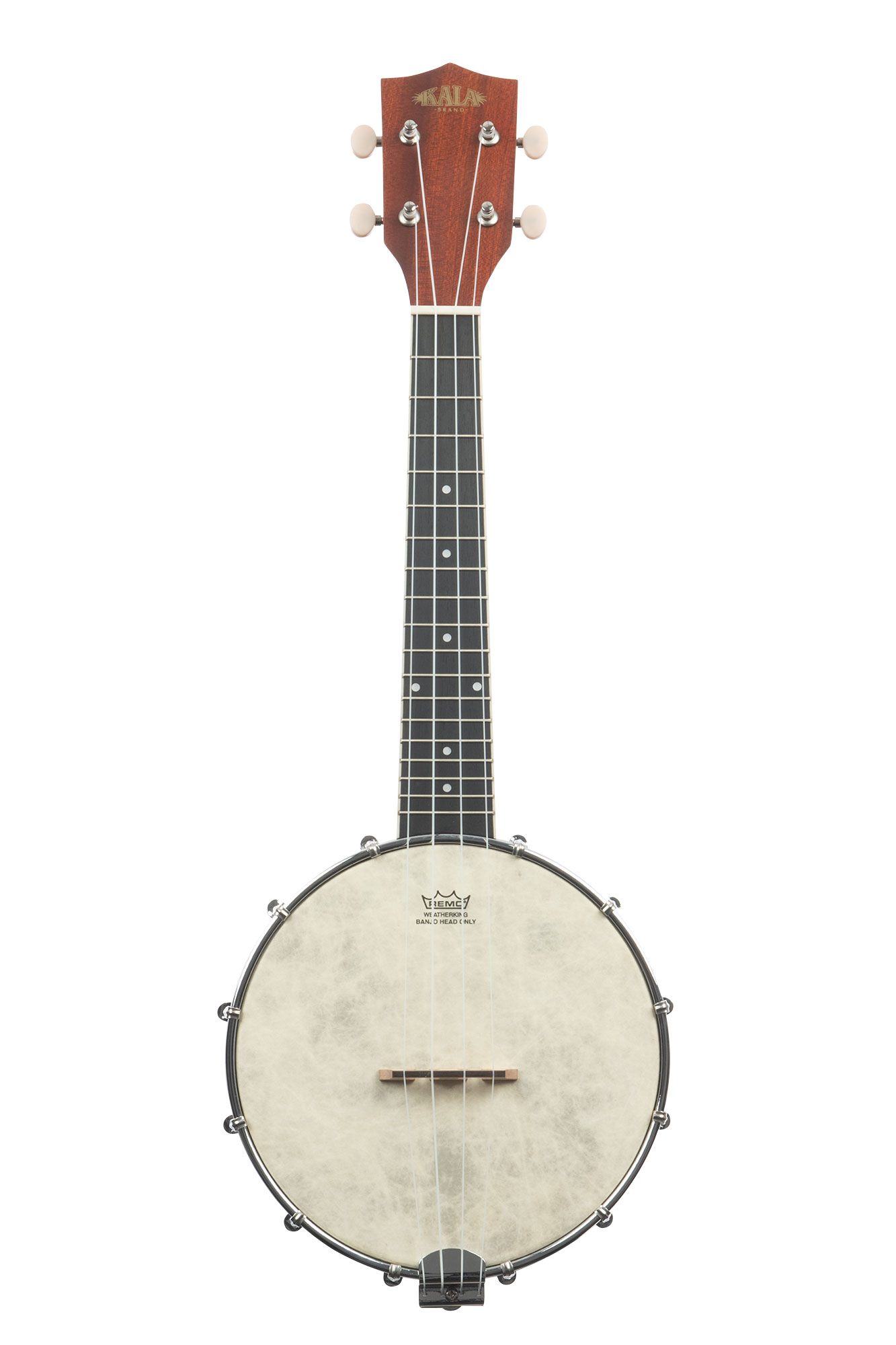 KALA のバンジョーウクレレは、1920 ～ 30 年代にアメリカで流行したバンジョー・レレ（banjolele）という楽器のデザインを踏襲した楽器です。 スケール長はコンサートサイズとウクレレに近い設計になっています。 ナチュラル・マホガニー・バンジョー・コンサート・ウクレレは、ブラックメイプルモデルよりも素朴なルックスながらバンジョレレの魅力を低価格で存分に味わえます。 Remo Weatherking バンジョーヘッド、ナチュラルマホガニーバック＆サイド、フローティングブリッジを採用しておりバンジョーウクレレ専用のカスタムギグバッグが付属しています。 【SPECS】 SIZE Concert HEAD Remo Weatherking BACK & SHELL Five-Ply Mahogany BINDING N/A FINISH Stained Satin Mahogany NECK Mahogany NUT Graphtech Nubone (Natural) HEADSTOCK Banjo Standard STRINGS Aquila Super Nylgut /_/_/_/♪出荷前調整のご要望承ります♪_/_/_/_/ ギタープラネットではご注文頂いた商品は 新品中古問わず検品・調整してから出荷致します。 弦高などの細かなセッティング等、お好みに 合わせての調整も可能ですので、お気兼ねなく お申し付けくださいませ。 /_/_/_/_/_/_/_/_/_/_/_/_/_/_/_/_/_/_/_/_/_/_ お問い合わせフリーダイヤル：0120-37-9630　