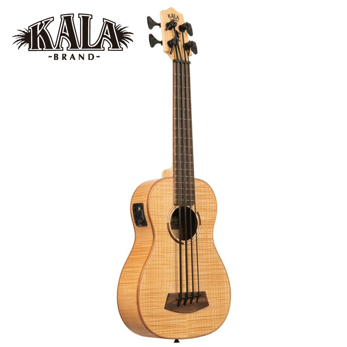 KALA UBASS-FM-FS 新品[カラ][Frame Maple,フレイムメイプル][ピックアップ搭載][Ukulele Bass,ウクレレベース]