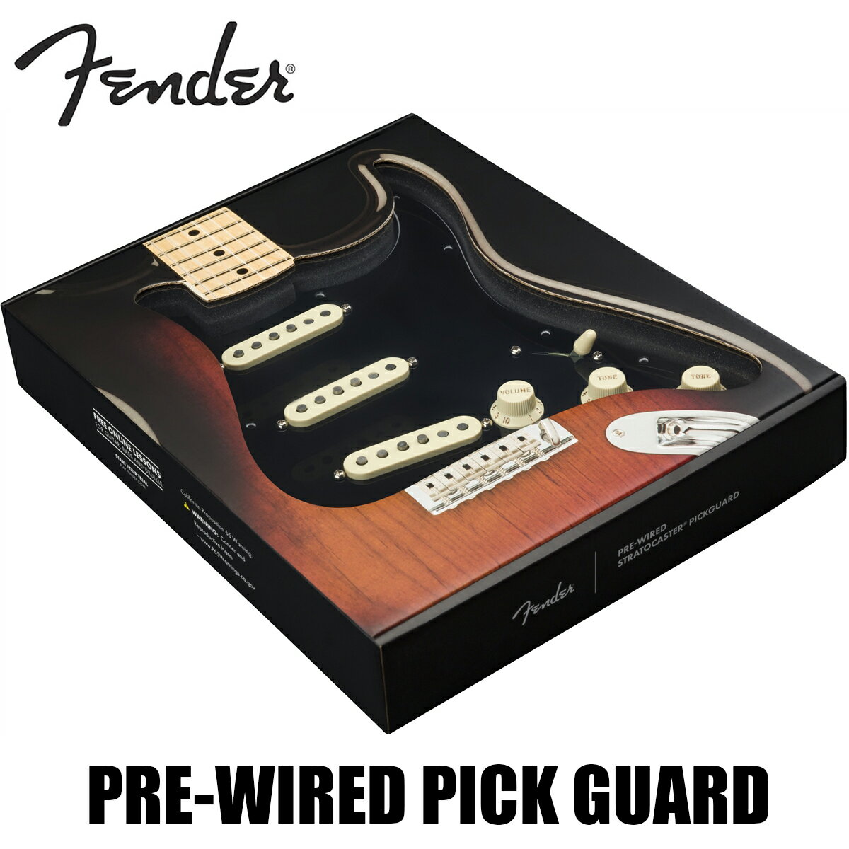 Fender Pre-Wired Strat Pickguard Custom Shop Custom '69 SSS -Black / 11 Hole PG- 新品[フェンダー][ピックガード][ギターパーツ,リプレイスメントパーツ]