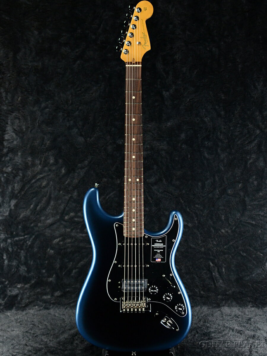 Fender American Professional II Stratocaster HSS -Dark Night / Rosewood- 新品[フェンダー][アメリカンプロフェッショナル,アメプロ][Blue,ブルー,青][ストラトキャスター][Guitar,ギター]