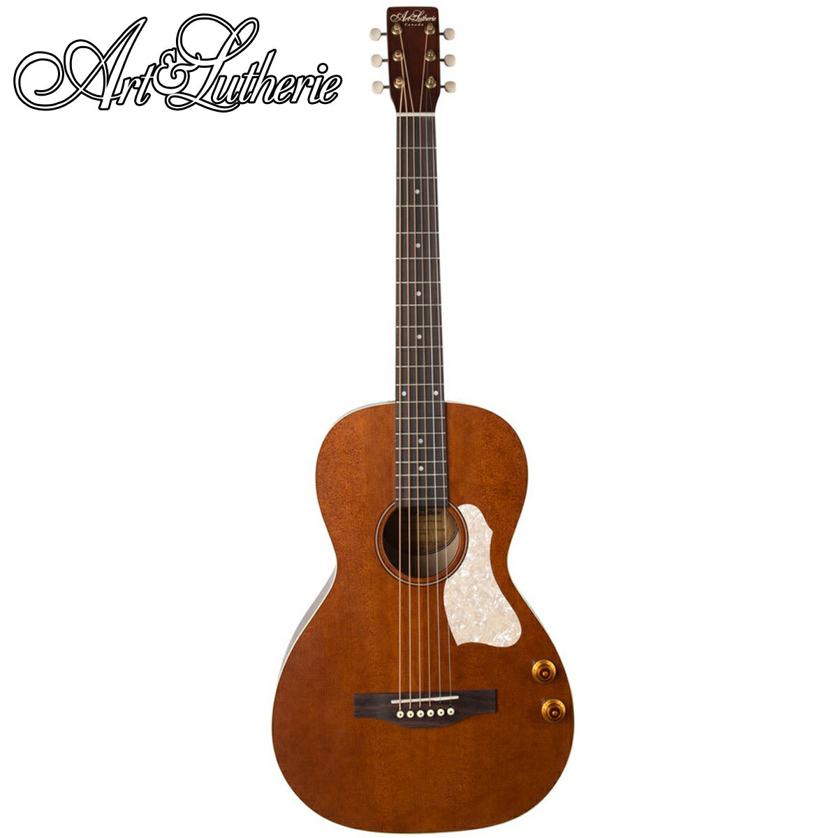 Art&Lutherie Roadhouse Q-Discrete Parlor 新品 Havana Brown SG