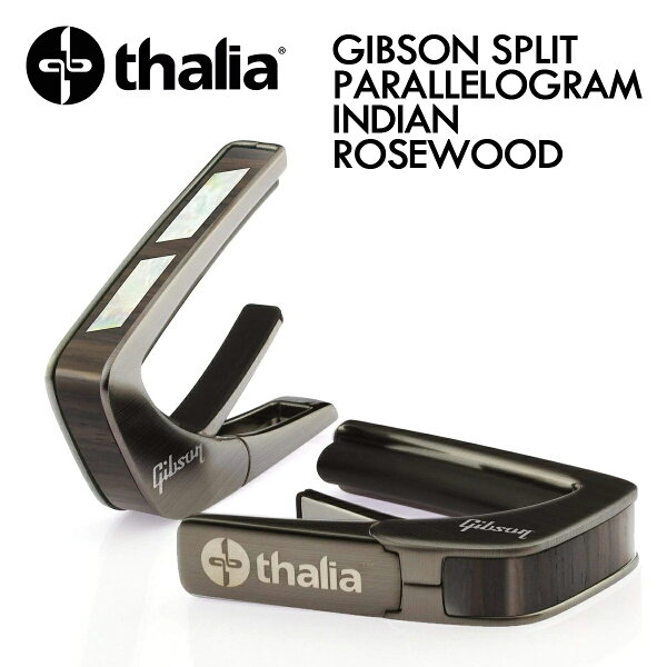ThaliaCaposGIBSONSPLITPARALLELOGRAMINDIANROSEWOOD-BrushedBlack-新