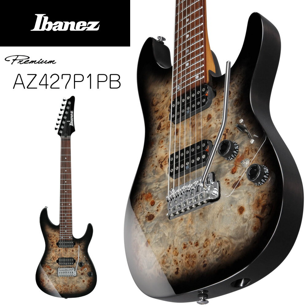 Ibanez AZ427P1PB -CKB (Charcoal Black Burst)- [Хˡ][֥å,][Stratocaster,ȥȥ㥹][Electric Guitar,쥭]