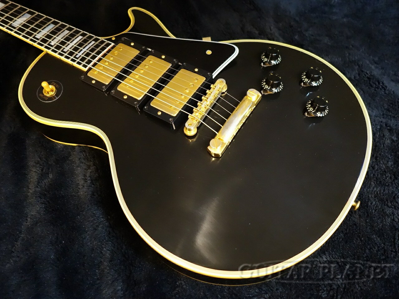 【中古】Gibson Custom Shop ~Historic Collection~ 1957 Les Paul Custom 3PU Black Beauty -Lamb Black- 2018年製[ギブソンカスタムショップ][ブラック,黒][レスポールカスタム][Electric Guitar]【used_エレキギター】