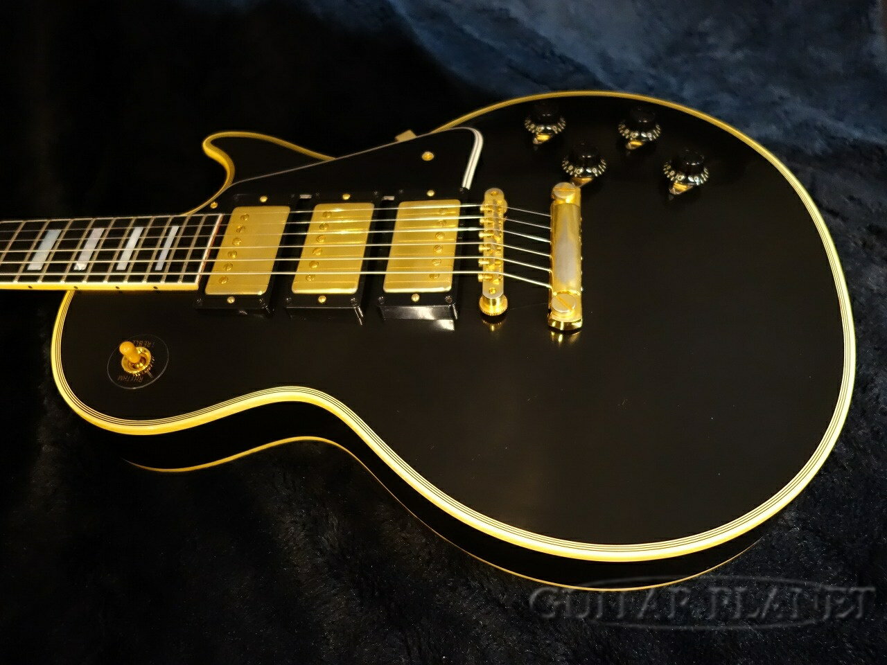 【中古】Gibson Custom Shop ~Historic Collection~ 1957 Les Paul Custom 3PU Black Beauty -Lamb Black- 2018年製[ギブソンカスタムショップ][ブラック,黒][レスポールカスタム][Electric Guitar]【used_エレキギター】