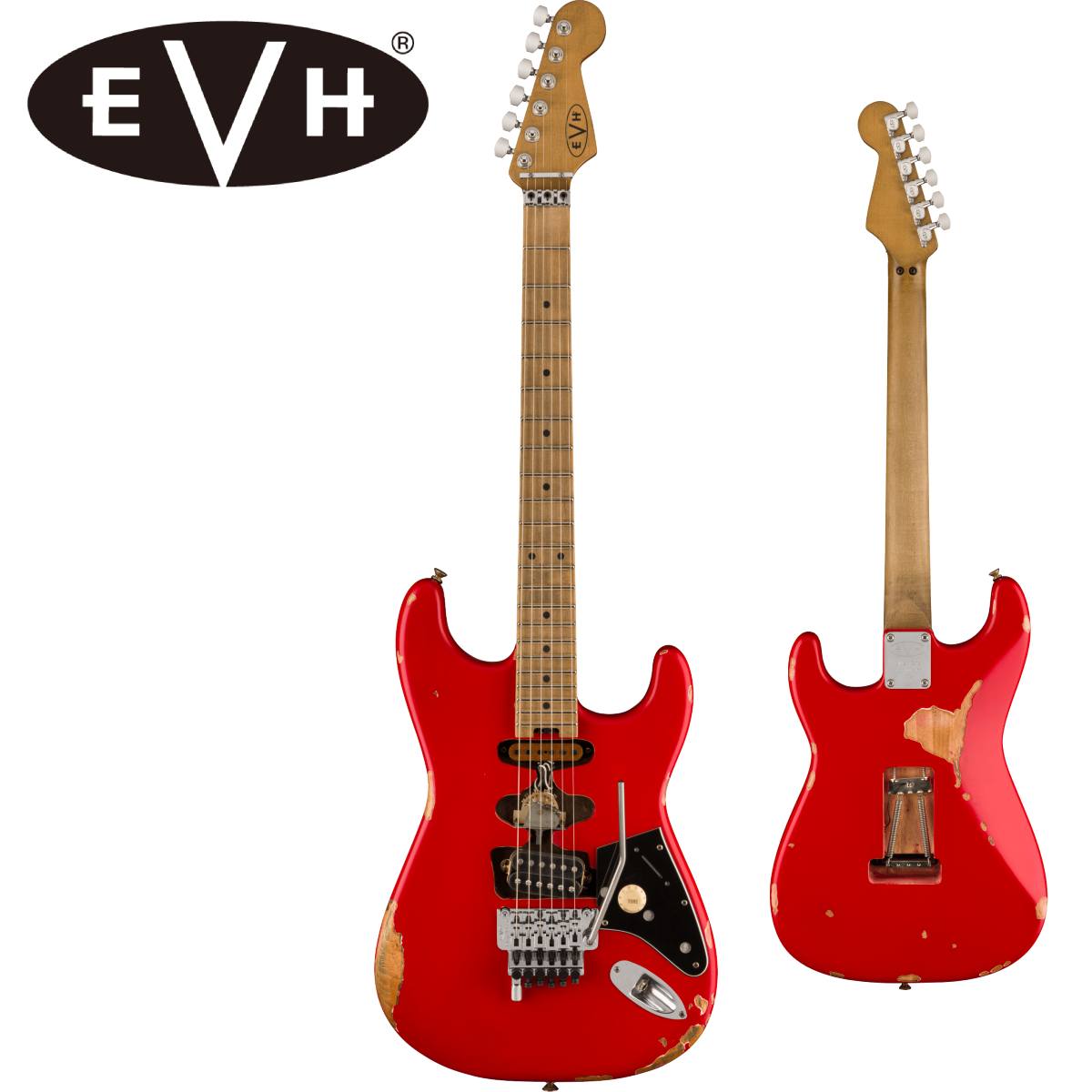 EVH Frankenstein Relic Series -Red- 新品[エディ・ヴァン・ヘイレン,Eddie Van Halen][レッド,赤][Electric Guitar,エレキギター]