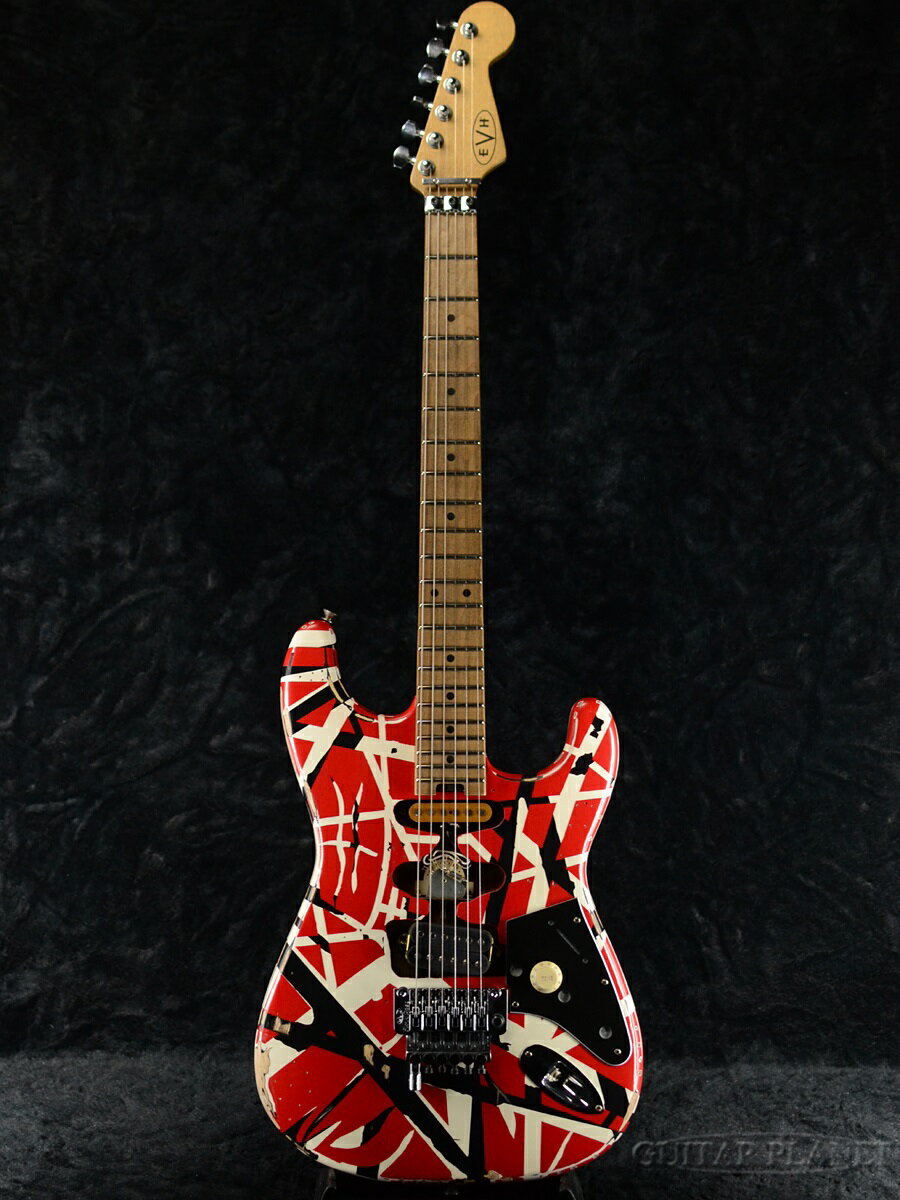 EVH Striped Series Frankenstein Frankie 新品 エドワードヴァンヘイレン ストライプ レッド,ブラック,赤,黒 Stratocaster,ストラトキャスタータイプ エレキギター,Electric Guitar