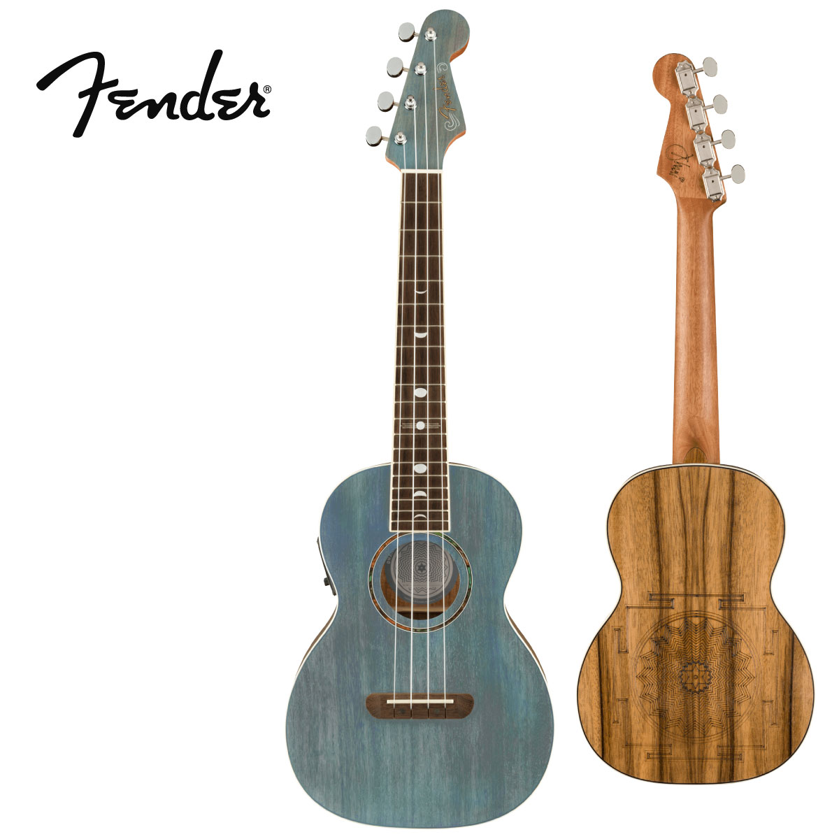 Fender Dhani Harrison Ukulele -Turquoise- 新品 テナーウクレレ