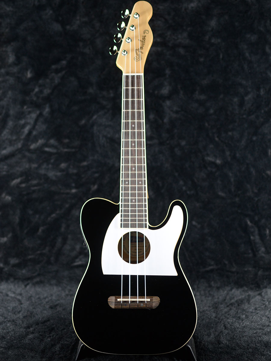 Fender Fullerton Tele Uke -Black- 新品 コンサートウクレレ[フェンダー][Ukulele,ウクレレ][ブラック,黒]のサムネイル