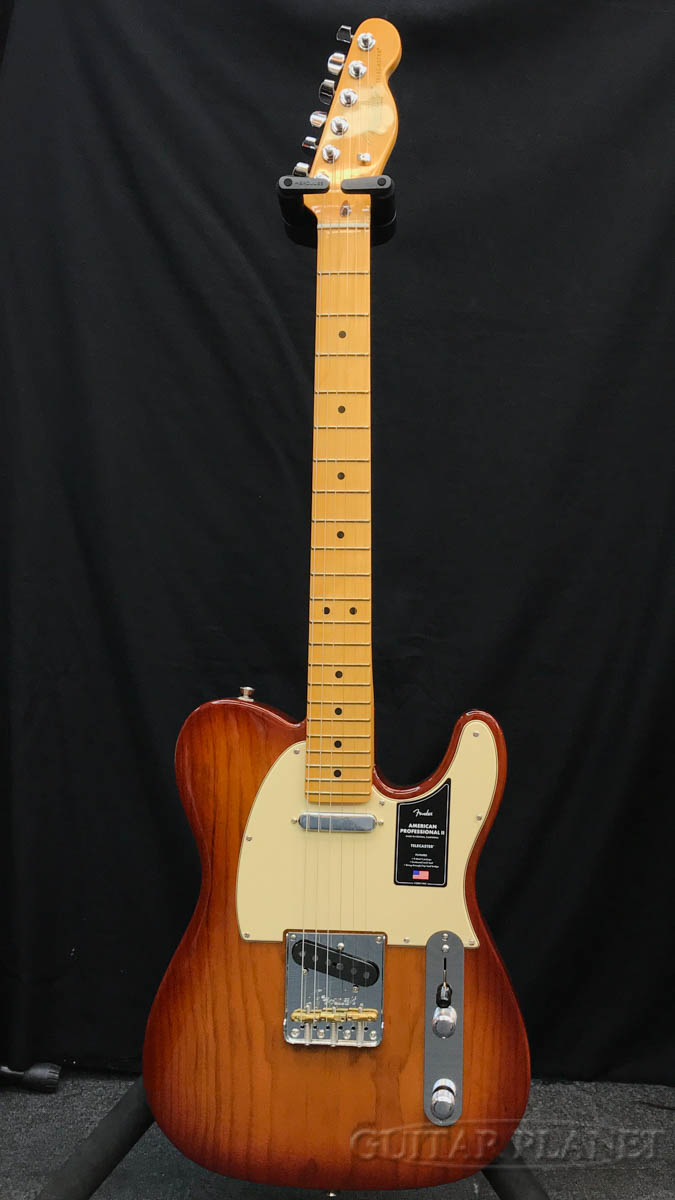 ギター, エレキギター US2100541363.3kgFender USA American Professional II Telecaster -Sienna Sunburst Maple- ,Red,,Guitar,