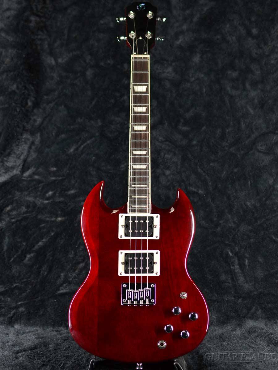 Flight Rock Series Pioneer CR-Cherry Red- 新品 エレキウクレレ