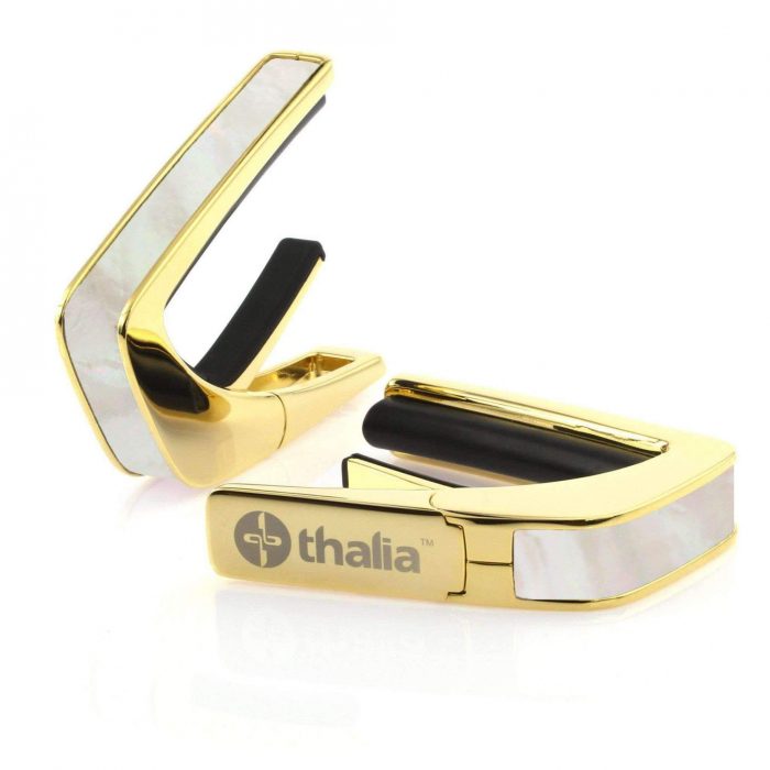 Thalia Capos Exotic Shell MOTHER OF PEARL -24K Gold- 新品 ギター用カポタスト[タリア][ゴールド,金][マーザーオブパール][Electric,Acoustic,Bass,Guitar]