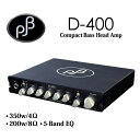 Phil Jones Bass D-400 -Black- 新品 PJB,フィルジョーンズ D400 Bass Head Amplifier,ベースアンプ,ヘッドアンプ ブラック,黒