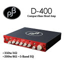 Phil Jones Bass D-400 -Red- 新品 PJB,フィルジョーンズ D400 Bass Head Amplifier,ベースアンプ,ヘッドアンプ レッド,赤