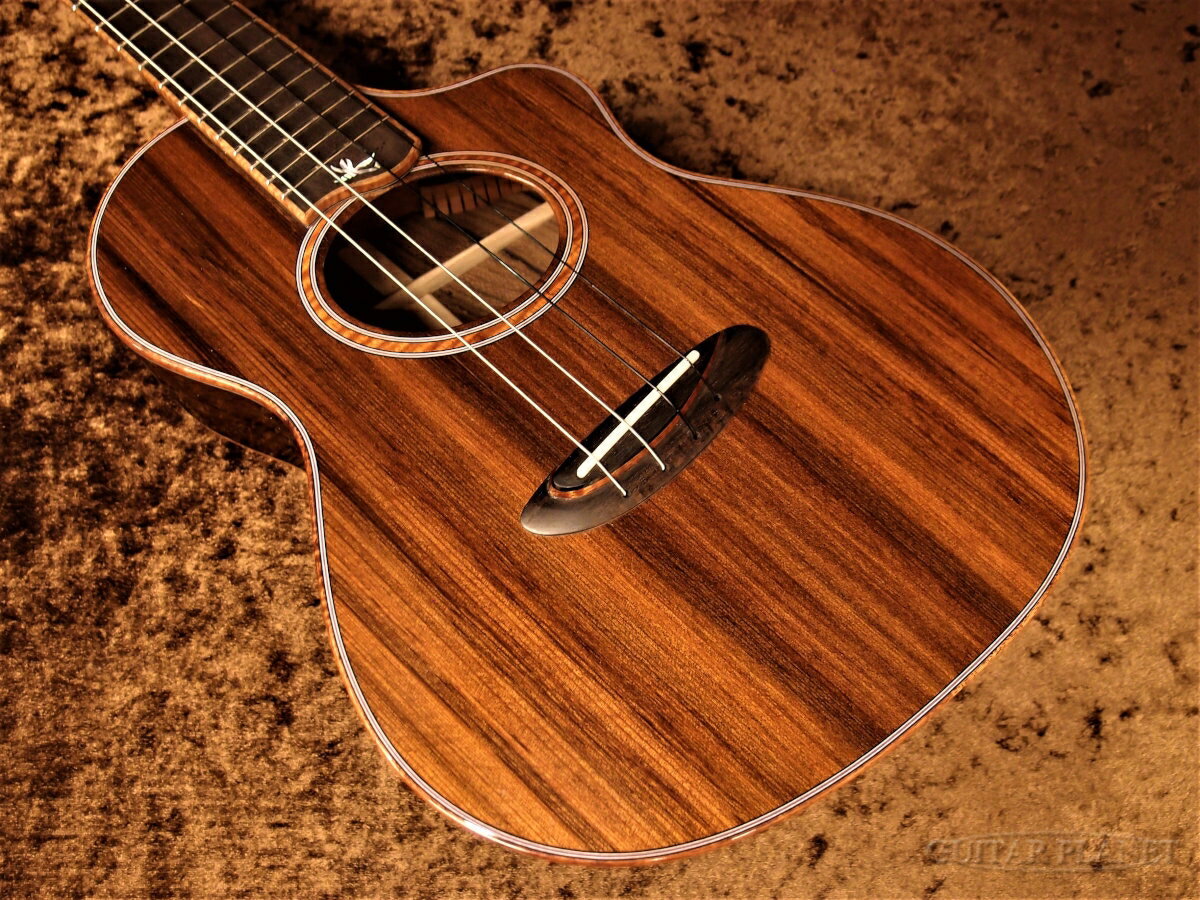 【レッドウッド/ジリコテ】Grimes Guitars Freehand Custom Tenor 新品 テナーウクレレ[スティーヴ・グライムス,Steve Grimes][Natural,ナチュラル][Redwood,Ziricote][Tenor Ukulele]