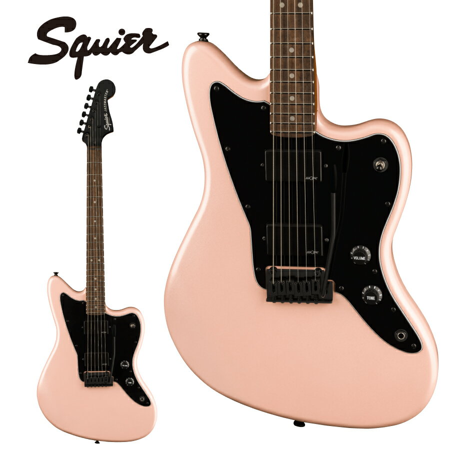 Squier Contemporary Active Jazzmaster HH - Shell Pink Pearl - 新品[Fender,スクワイヤー,フェンダー][ジャズマスター][シェルピンクパール][Electric Guitar,エレキギター]