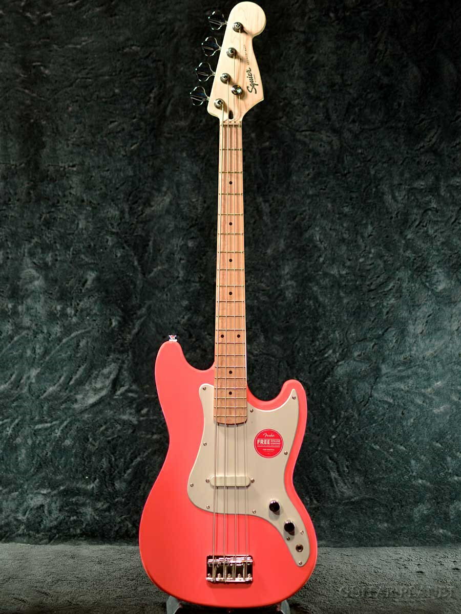 Squier Sonic Bronco Bass -Tahitian Coral- 新品 スクワイヤー ピンク,コーラル ブロンコ Electric Bass,エレキベース