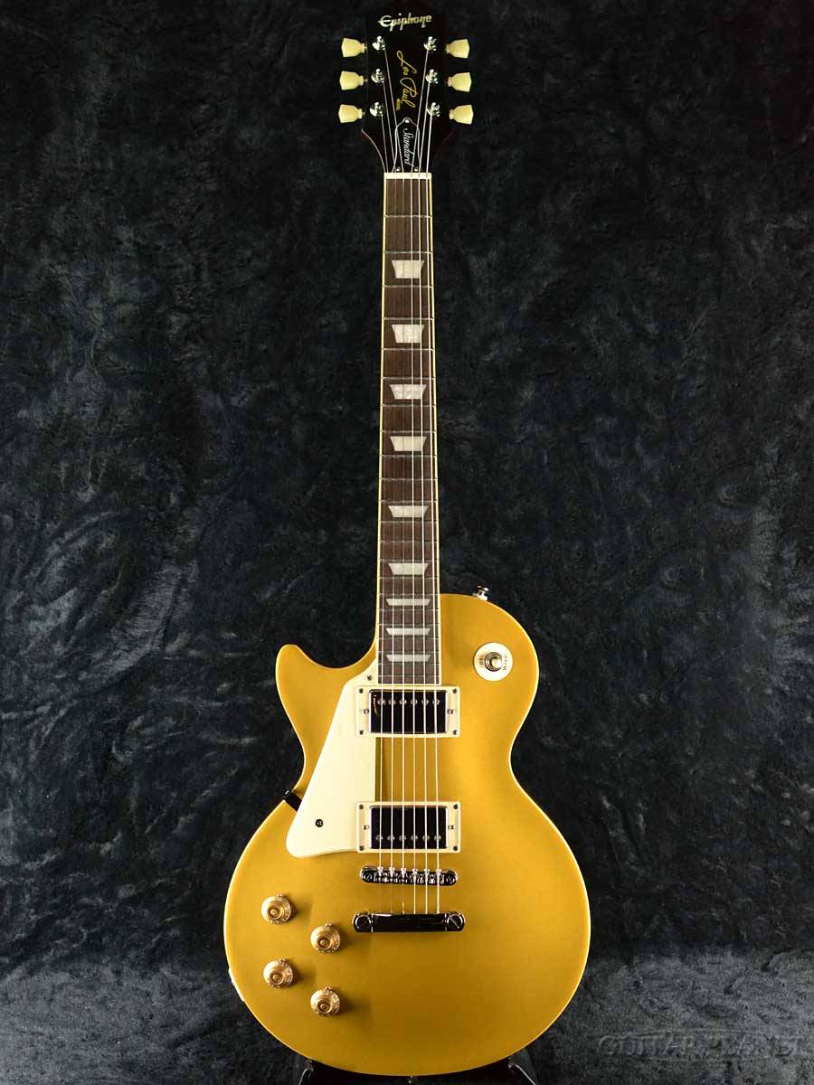 Epiphone Les Paul Standard 50s Left Hand -Metallic Gold- 新品 ゴールド[エピフォン][レスポールスタンダード][レフティ,左利き][金][エレキギター,Electric Guitar]