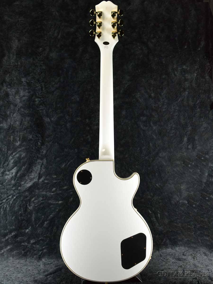 Epiphone Les Paul Custom Left Hand -Alpine White- 新品 アルペンホワイト[エピフォン][白][レスポールカスタム][Lefty,レフティ,左利き][エレキギター,Electric Guitar]