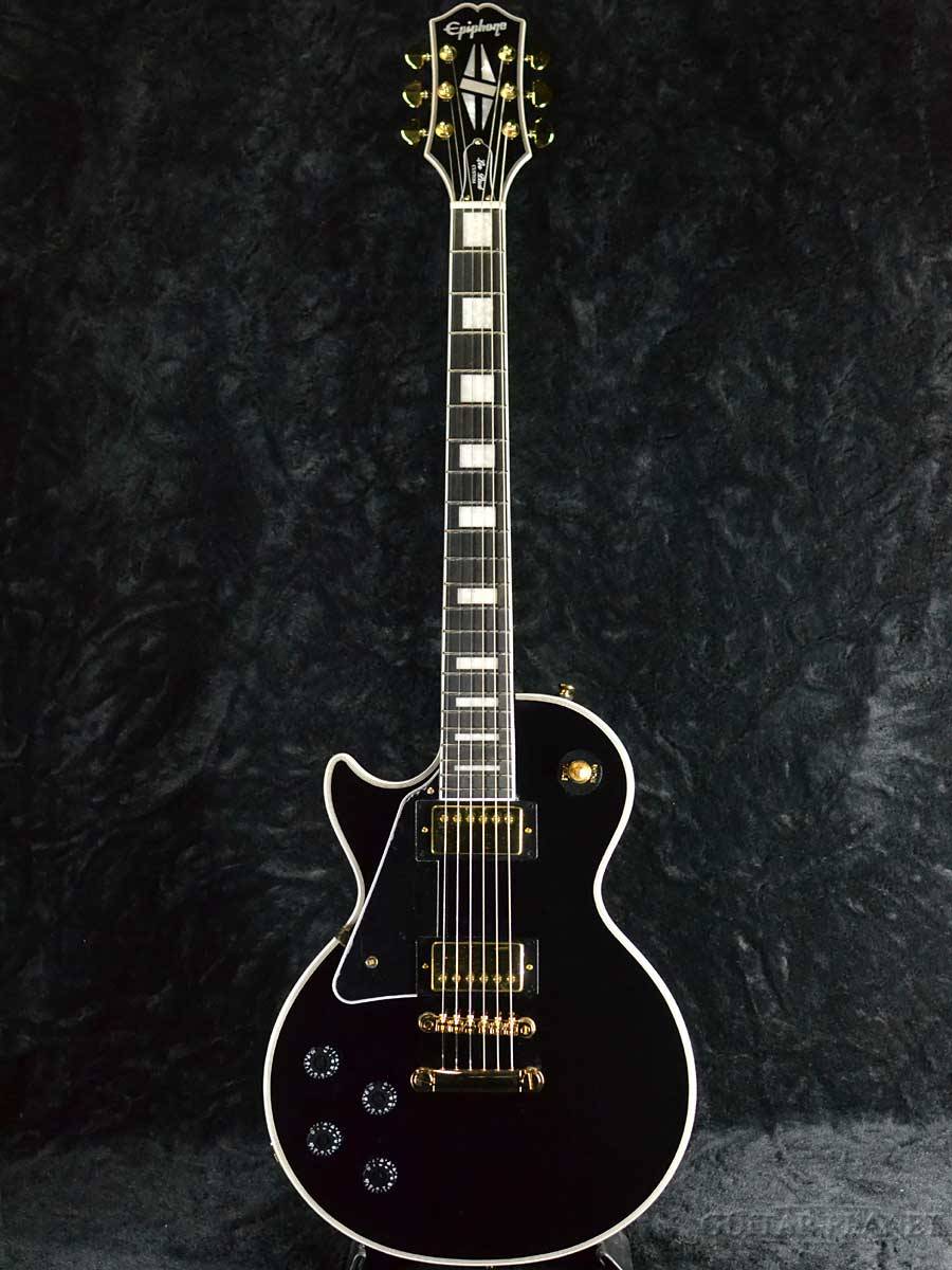 Epiphone Les Paul Custom Left Hand -Ebony- 新品 エボニー[エピフォン][Black,ブラック,黒][レスポールカスタム][Lefty,レフティ,左利き][エレキギター,Electric Guitar]