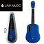 【FreeBoostプリアンプ搭載モデル】LAVA MUSIC LAVA U 23インチ FreeBoost -Sparkle Blue- 新品 エレキウクレレ[ラヴァミュージック][ブルー,青][エレウク][Electric Ukulele][カーボン]