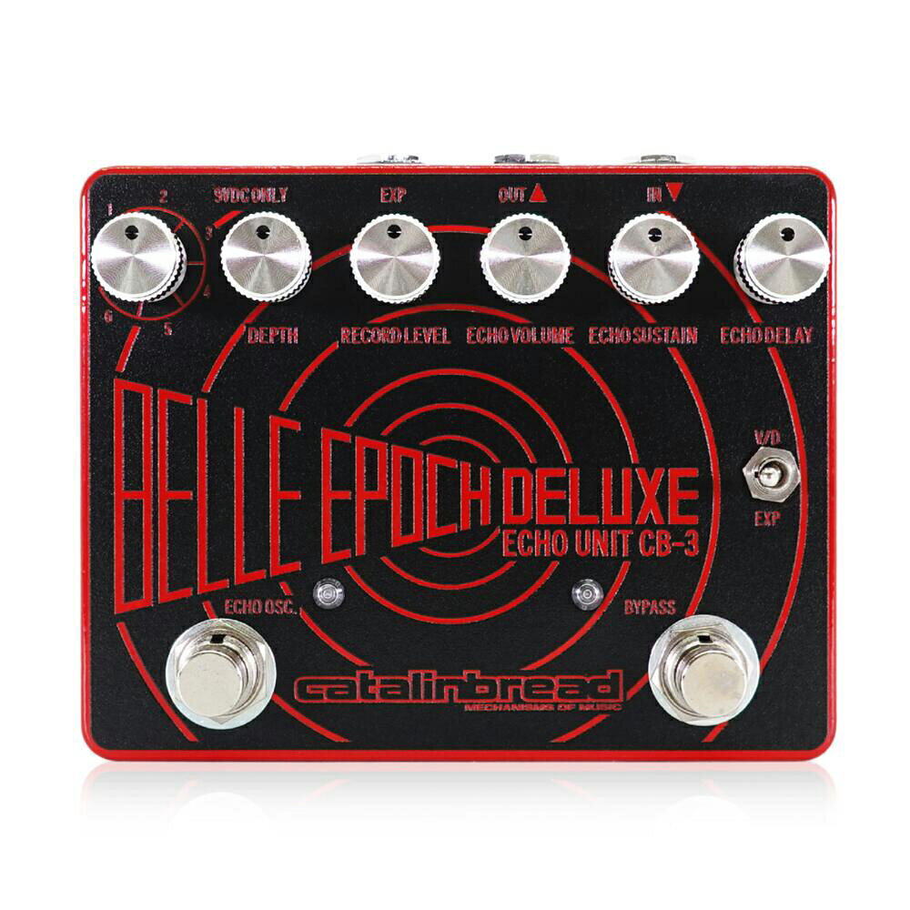 【限定品】Catalinbread Belle Epoch Deluxe Limited RED 新品 エコー/ディレイ [カタリンブレッド][ベルエポックデラックス][レッド,赤][Delay,Echo][Effector,エフェクター]