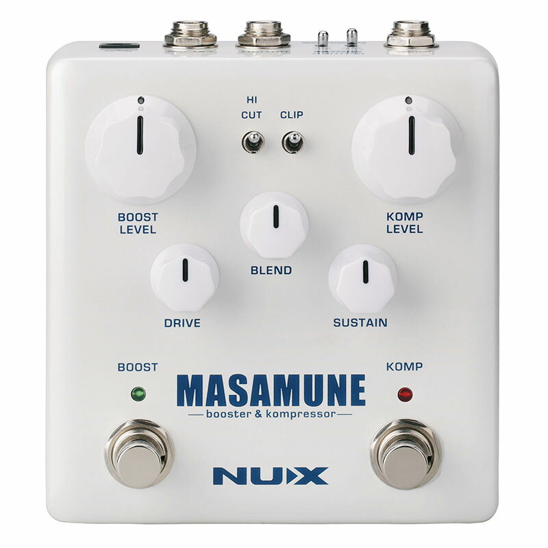 NUX Masamune新品 ブースター/コンプレッサー[ニューエックス][マサムネ][Booster,Compressor][Effector,エフェクター]