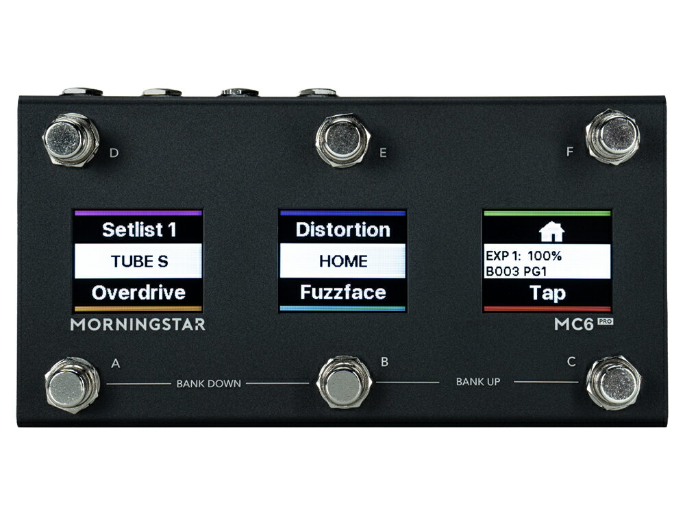 Morningstar FX MC6 PRO 新品[モーニングスター][プロ][Switcher,スイッチャー][MIDIコントローラー][Effector,エフェクター]