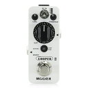 Mooer Micro Looper IIは、ミニサイズの中に複数のループを保存できる多機能サンプリングルーパーペダルです。3つのバンクを持ち、各バンク16の合計48スロット。各スロットは10分まで、全体で480分のレコーディングを行うことができます。 もちろんサウンド・オン・サウンドのレイヤーは無限大。オートレコーディングやアンドゥ・リドゥ機能もあり、小さくても高い操作性を持たせています。 ●特徴 ・ミニサイズで複数のループを保存できるサンプリングルーパーペダル ・3つのバンク、各16スロットの保存が可能 ・各スロット最大10分まで、全体で480分までのレコーディングが可能 ・無限大のレコーディングレイヤー ・AUTO REC機能でレコーディングを自動スタート ●コントロール ・フットスイッチ：押すとレコーディング、ダブの開始、レコーディングの停止を行います。 ・LEDボタン：AUTO RECのON/OFFを切り替えます。LEDボタンを押した時、LEDが赤に点滅するとAUTO RECがOFF、青に点滅するとAUTO RECがONになります。 AUTO REC機能とは別に、LEDカラーはレコーディングステータスを表示します。 LED OFF：選択したスロットは空白で、レコーディングトラックがありません。 赤：ペダルがRECまたはDUBステータスです。 青：ペダルがPLAYステータスです。 青点滅：ペダルはSTOPステータスです。 ・セレクター：16のスロットを選択します。 ・LEVEL：再生中のトラックの音量を調整します。12時位置がリアルタイム再生の音量です。時計回り最大で＋6dBのブーストができます。 ・THRESHOLD：AUTO RECがON時、このノブを回すとAUTO RECが開始される音量を調整します。反時計回りではスレッショルドが低くなり、AUTO RECが動作しやすくなります。時計回りではスレッショルドが高くなり、強くプレイしないとAUTO RECが動作しなくなります。 ・バンクセレクター：3つのスロットバンクを選択します。各バンクには16のスロットがあります。 ・INPUT：1/4インチモノラルインプットです。ギターや前段のエフェクトを接続します。 ・OUTPUT：1/4インチモノラルアウトプットです。アンプ側のケーブルを接続します。 ・DC IN：センターマイナスDC9Vアダプターを接続します。 ●使い方 1.準備 ・電源を接続し、楽器、エフェクト、アンプを接続します。 ・LEVELを12時位置に回します。 ・空白のスロットを選択します。 ・AUTO RECのON/OFFを設定し、ONにする場合はTHRESHOLDを調整します。 ・演奏します。 2.レコーディングの操作 REC 空白のスロット（LEDボタンが消灯）を選択し、フットスイッチを押してレコーディングを開始します。LEDボタンが赤に点灯します。 ※最初のレイヤーのレコーディングは1秒以上である必要があります。1秒未満のレコーディングはキャンセルされます。 PLAY RECまたはDUB、STOP中にフットスイッチを押すとPLAYモードとなり、レコーディングされたトラックを再生します。LEDが青になります。 STOP REC、DUB、PLAY中にフットスイッチを素早く2回押す（ダブルタップ）と、STOPとなり、LEDが青で点滅します。 DUB/CANCEL DUBをキャンセルしてやり直したい場合、DUBステータス中にフットスイッチを1秒間長押しします。現在のDUBステータスでレコーディングされたレイヤーがキャンセルされ、DUBがリスタートします。この時、LEDが数秒赤で点滅します。 UNDO/REDO UNDOは最後のレイヤーを削除します。1レイヤー以上のレコーディングが記録されていて、PLAYステータスの時、フットスイッチを1秒長押しするとUNDOが行なえます。 REDOは、UNDOの後にフットスイッチを1秒長押しするとUNDOの動作をキャンセルします。 ※UNDOの後に別のレイヤーがレコーディングされた場合、UNDOレイヤーは削除され、REDOを行うことはできません。 CLEAR 現在のスロットからレコーディングトラックを削除したい場合、ペダルをSTOPステータスにした状態でフットスイッチを1秒間長押しします。LEDが消灯し、トラックが空白になります。 ●スペック 保存スロット: 48 最大録音時間（スロットごと）: 10 minutes Sample rate/sample depth: 44.1kHz/24bit Input: 1/4’’ mono audio jack (impedance value: 470k ohm) Output: 1/4’’ mono audio jack (impedance value: 100 ohm) Power requirements: 9V 120mA, center negative (recommend to use the isolated power supply to avoid unexpected noise) Dimensions: 93.5mm (D) × 42mm (W) × 52mm (H) Weight: 157g Accessories: Owner’s manual 付属品：正規保証 お問い合わせフリーダイヤル:0120-37-9630　