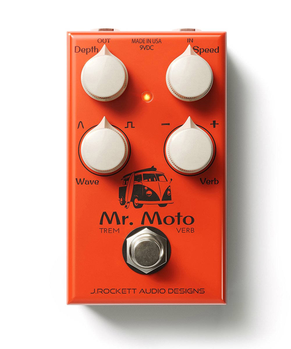 J. Rockett Audio Designs Mr. Moto Tremolo Reverb 新品 Jロケットオーディオ ミスター モト Tremolo,トレモロ Reverb,リバーブ,リヴァーブ Effector,エフェクター