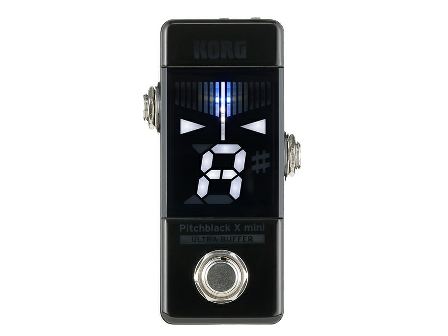 KORG Pitchblack X mini新品 ペダルチューナー[コルグ][ピッチブラックエックス][Buffer,バッファー][クロマチック][Pedal Tuner]