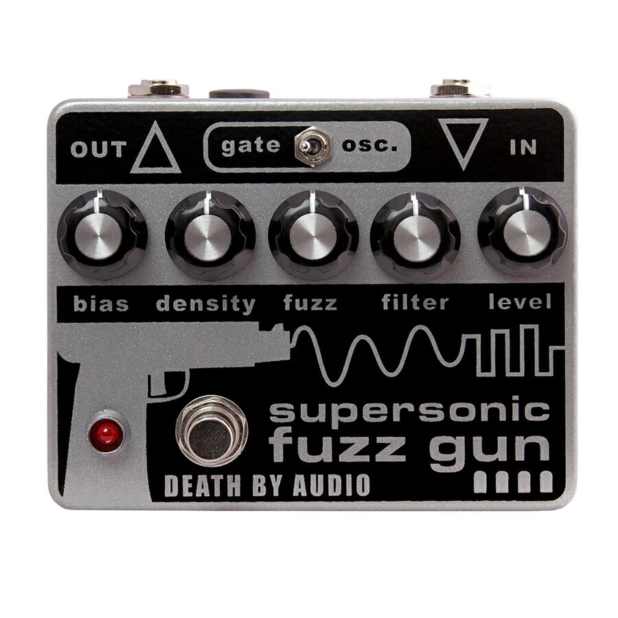 DEATH BY AUDIOSUPERSONIC FUZZ GUN 新品 ファズ [デスバイオーディオ][スーパーソニックファズガン][Fuzz][Effector,エフェクター]